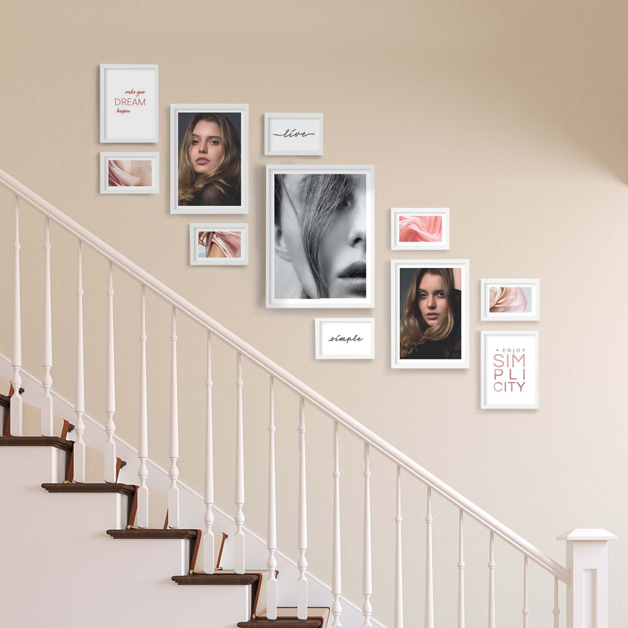 Zestaw ramek PINIA 1 GF0030 L- galeria ramek na 11 zdjęć