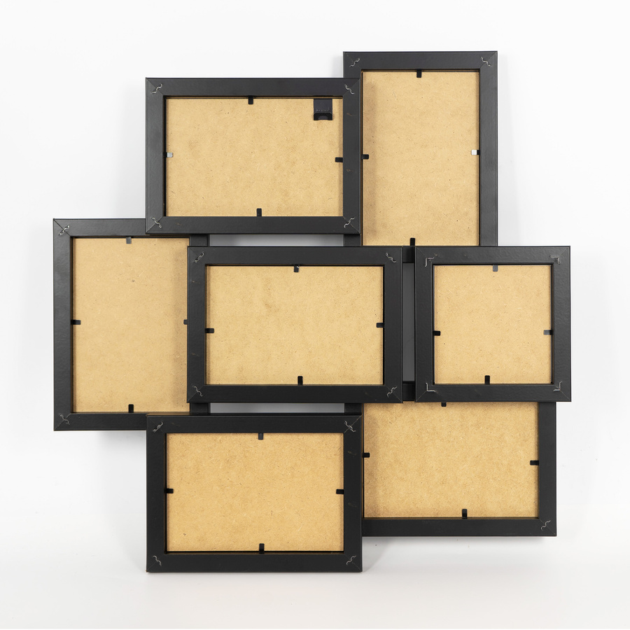 Multirama czarna MULTI HEN 2 na 7 zdjęć ramka na zdjęcia