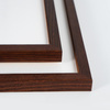Ramka drewniana PINIA 3330, płaska fotoramka na zdjęcia, plakaty lub rysunki - kolor brązowy