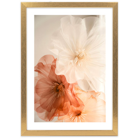 Złota ramka na zdjęcia KEA Z w rozmiarze 21x29,7 cm