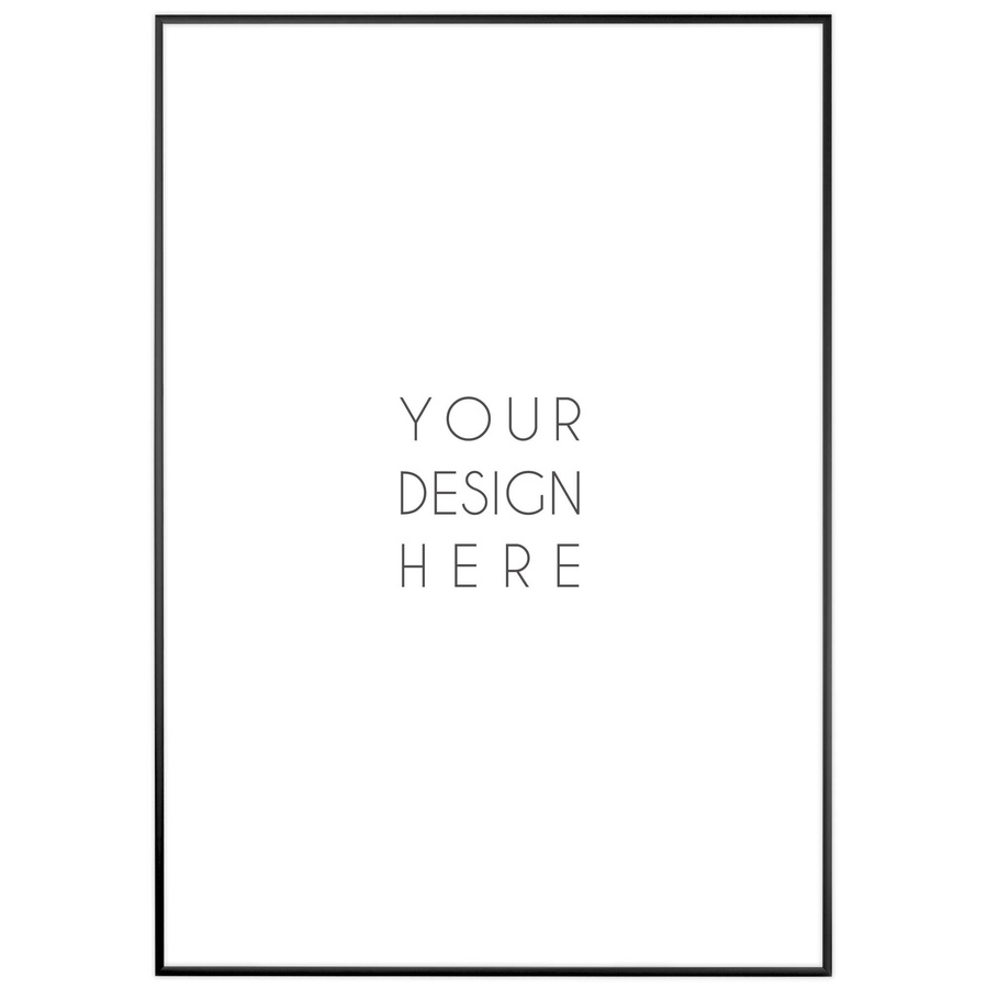 Ramka aluminiowa ROYALL 2 Czarna 70x100 cm