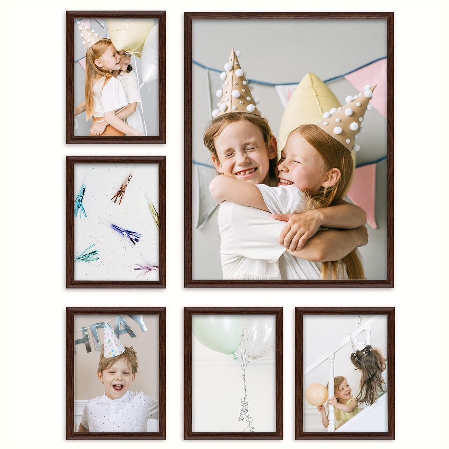 Zestaw brązowych ramek galeria HIT 4 GF0002