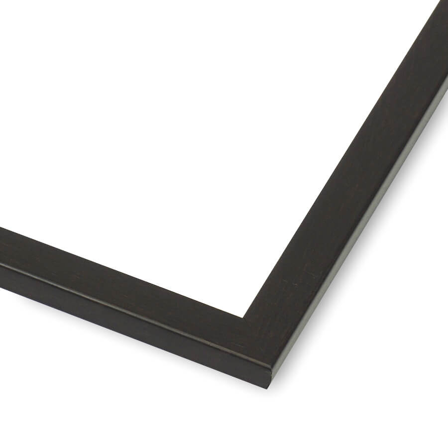 Ramka na zdjęcia, grafiki, plakaty na wymiar LUCA #2197. Współczesna, płaska drewniana oprawa - panel, kolor wenge