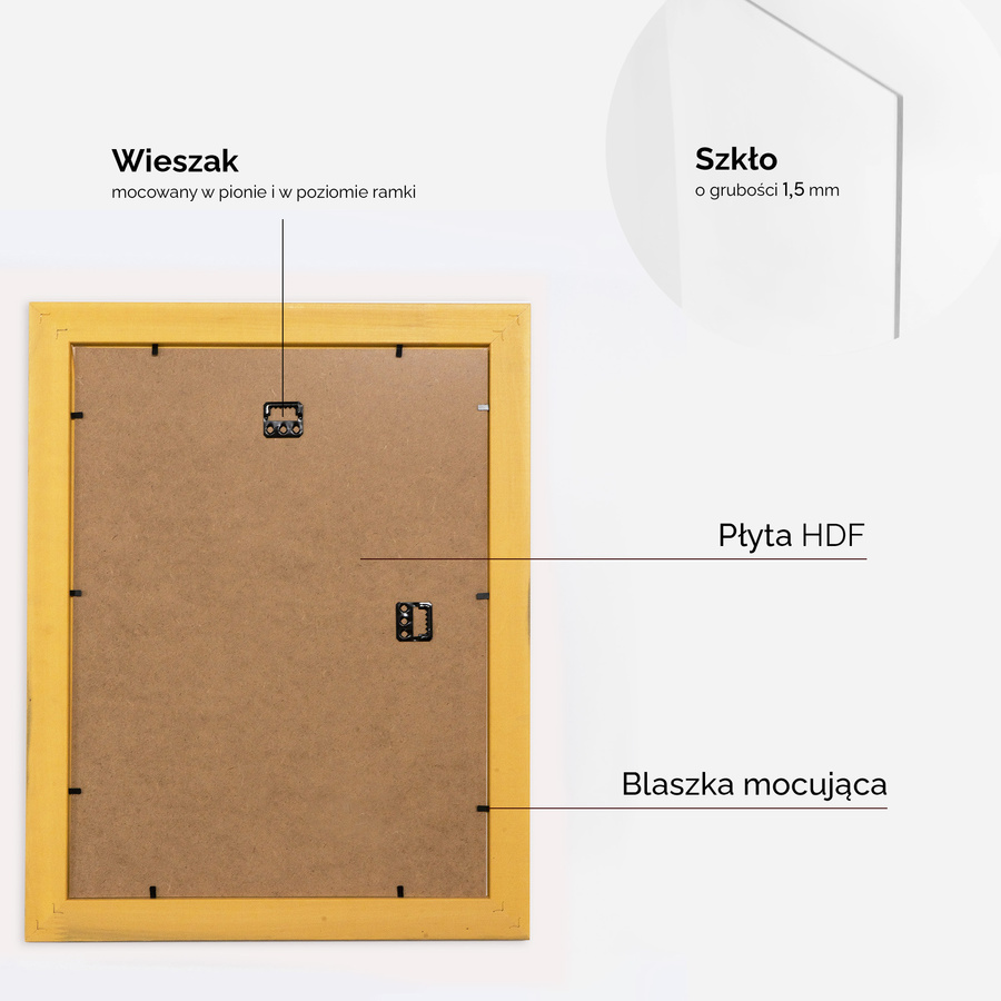 Ramka drewniana MEZZANE 2098 30x40 cm