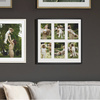 Foto galeria 40x40 cm na 6 zdjęć o wymiarach 10x15 cm kolor czarny