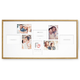 Ramka drewniana galeria passe-partout Natural 38x75 - kolor naturalne drewno