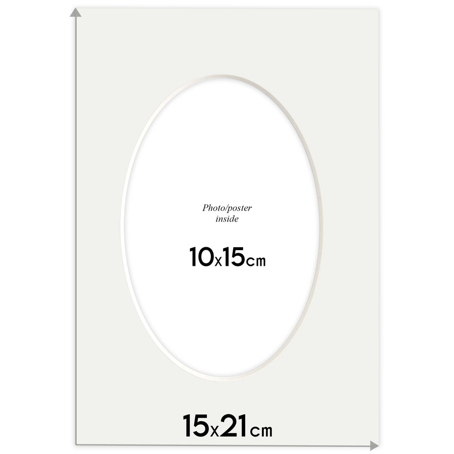 Passe partout 15x21 (10x15) OWAL BEŻOWE DUNE - LUCA Q5206