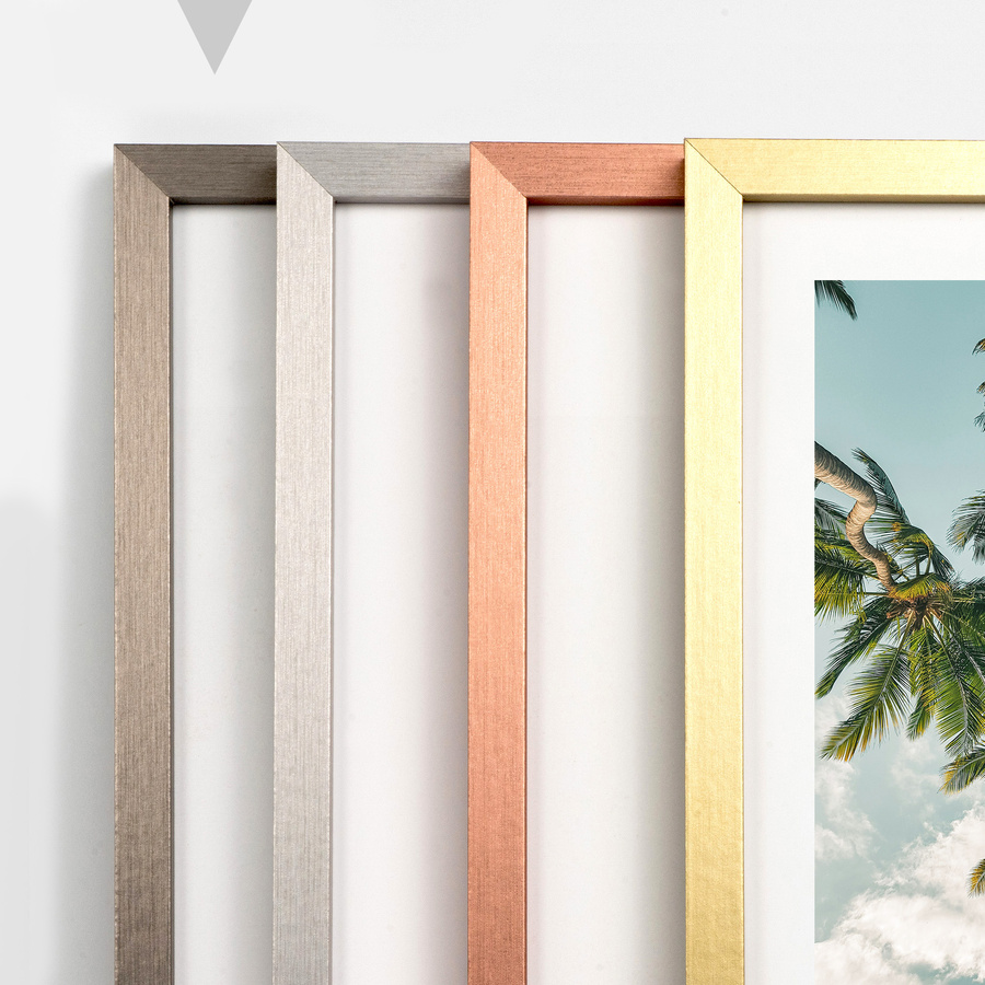 Srebrna ramka na zdjęcia LUX ST w rozmiarze 30x40 cm