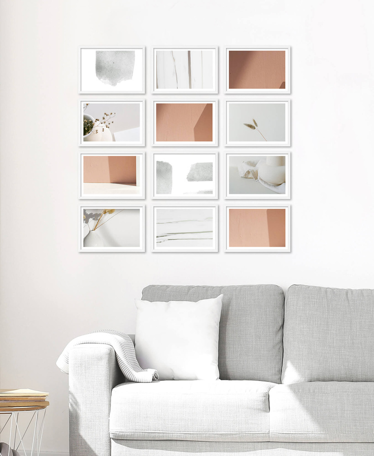 Zestaw ramek PINIA 1 GF0021 - galeria ramek na 12 zdjęć