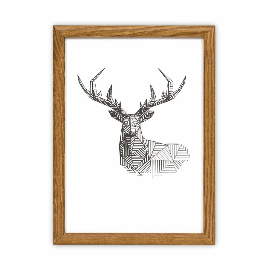 Zestaw dębowych ramek galeria HIT 33 GF0009