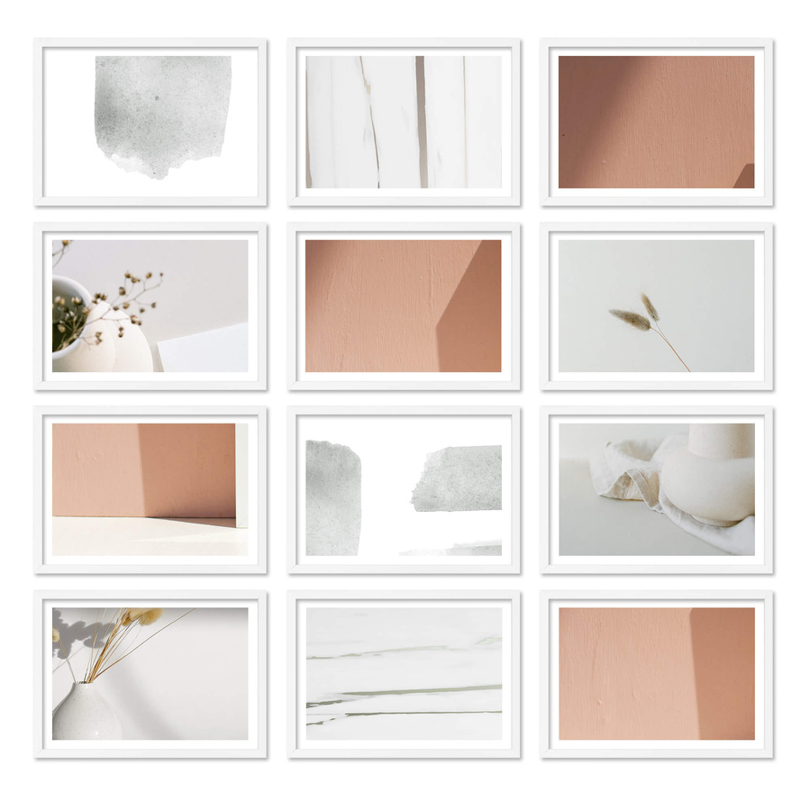 Zestaw ramek PINIA 1 GF0021 - galeria ramek na 12 zdjęć