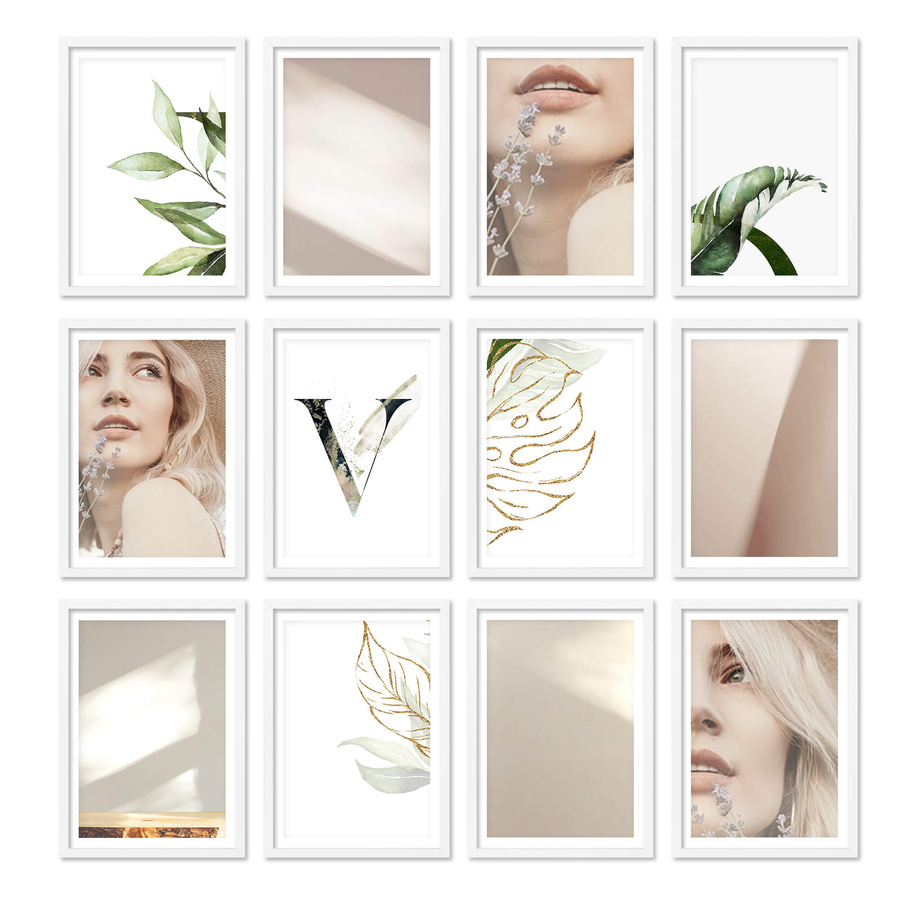 Zestaw ramek PINIA 1 GF0021 - galeria ramek na 12 zdjęć