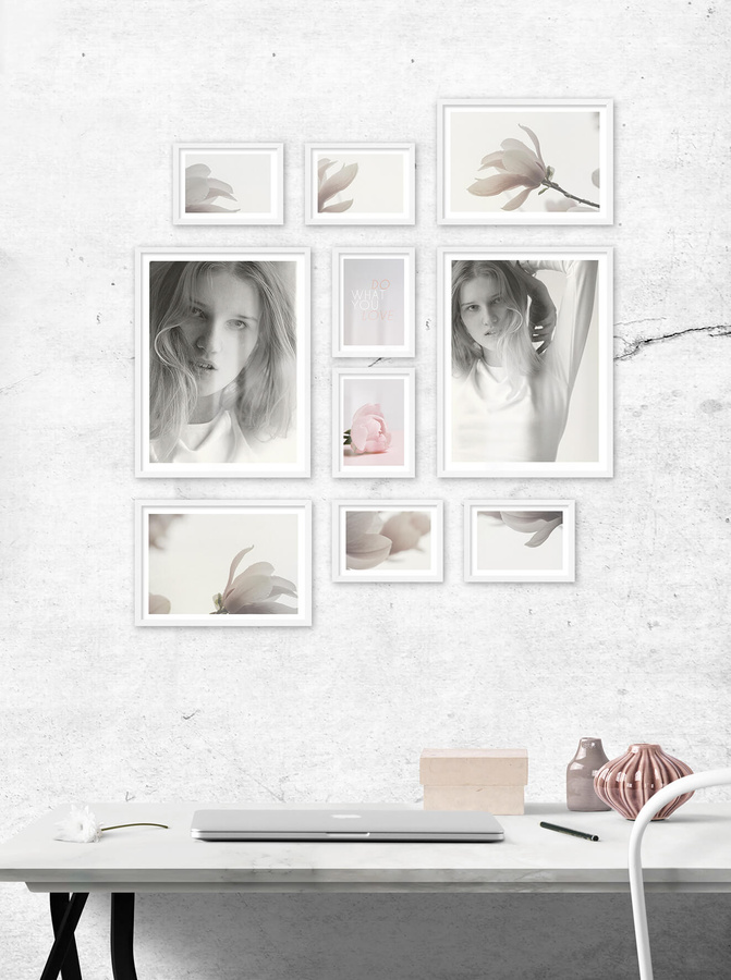 Zestaw ramek PINIA 1 GF0011 - galeria ramek na 10 zdjęć