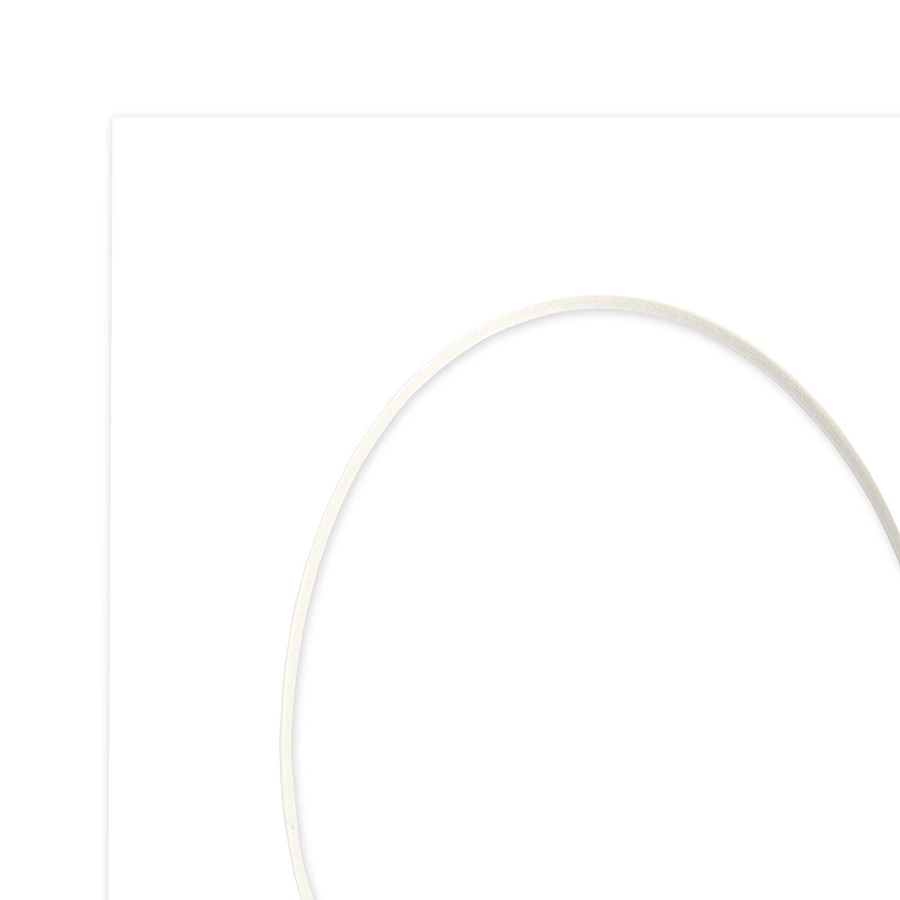 Passe partout 18x24 (13x18) BIAŁY OWAL SUPER WHITE LUCA Q5101