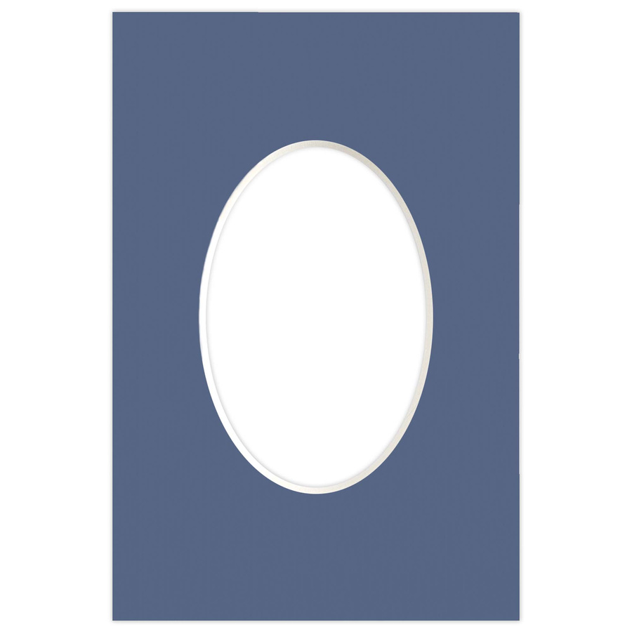 Passe partout 10x15 (6x9) OWAL NIEBIESKIE BLUE - LUCA Q5402