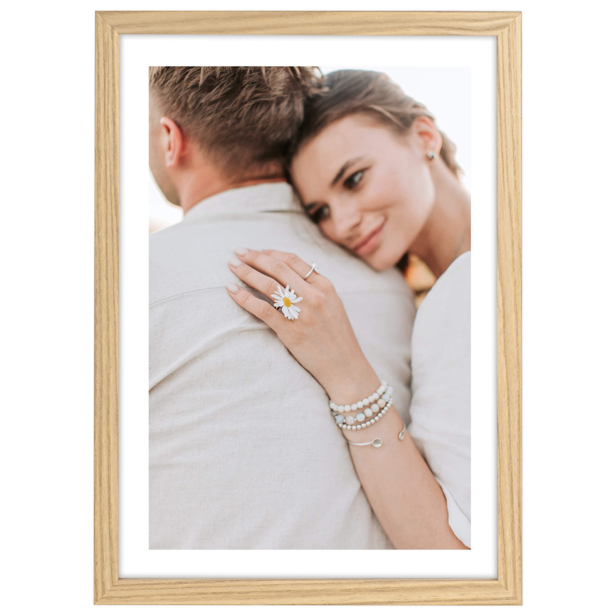 Brązowa ramka na zdjęcia FDM 02 w rozmiarze 30x40 cm