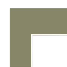 Passe partout 9x13 (5x7) ZIELONE EVERGREEN - LUCA Q5504