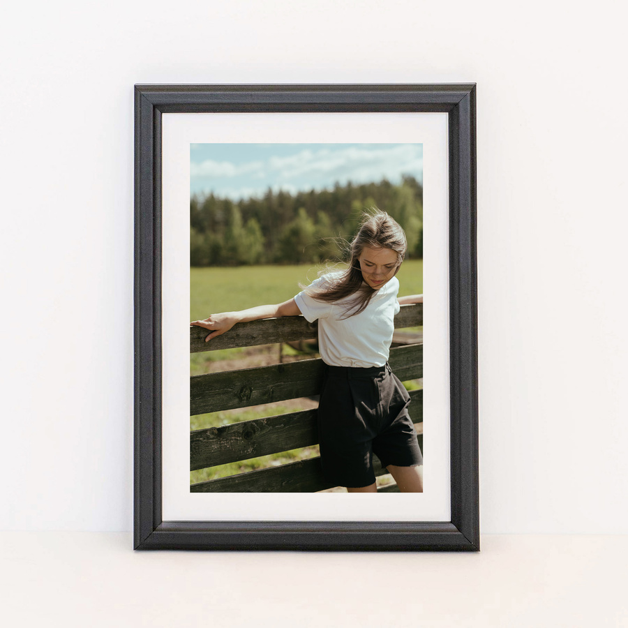 Pakiet czarnych ramek drewnianych 5 szt. DRWA 2 PAK 15x21 cm