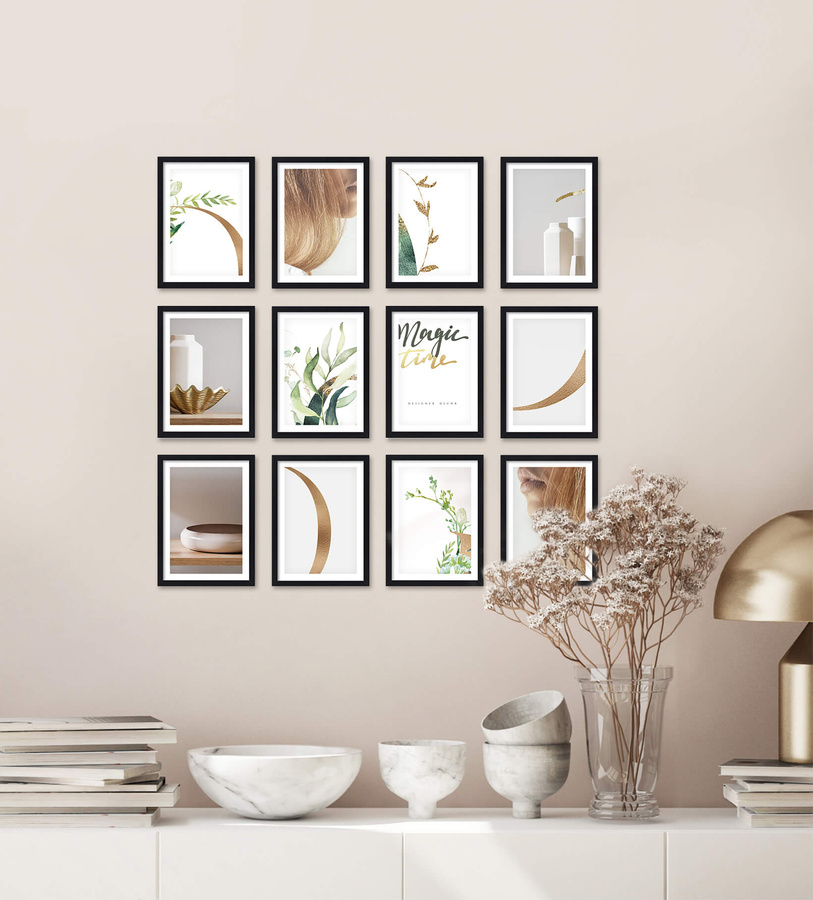 Zestaw ramek PINIA 2 GF0019 - galeria ramek na 12 zdjęć