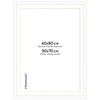 Ramka z passe partout na zdjęcia w rozmiarze 60x80 cm z okienkiem passe partout 50x70 cm
