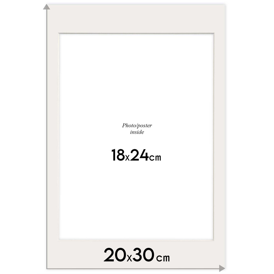 Passe partout 20x30 (18x24) BEŻOWE TABAC - LUCA Q5209