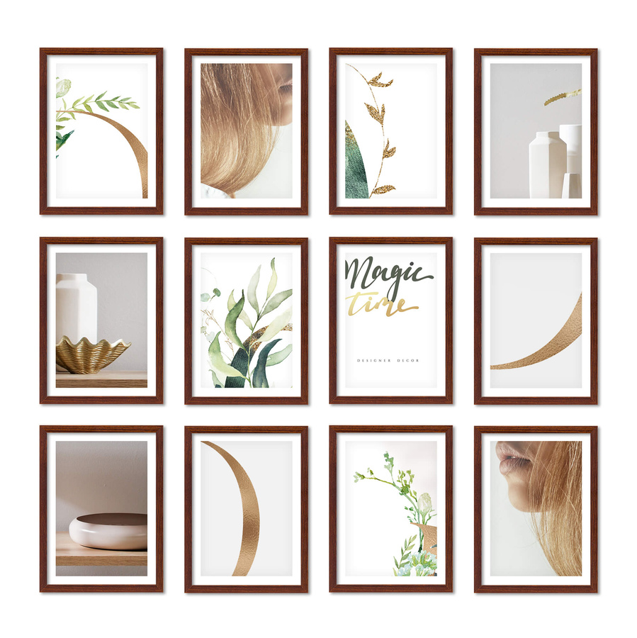 Zestaw ramek PINIA 3 GF0019 - galeria ramek na 12 zdjęć