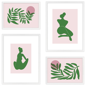 Zestaw białych ramek galeria HIT 01 GF0003