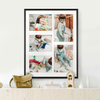 Foto galeria 40x50 cm na 5 zdjęć o wymiarach 13x18 cm 15x21 cm kolor czarny