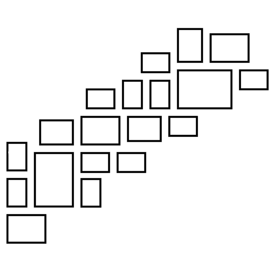 Zestaw ramek PINIA 1 GF0036 R- galeria ramek na 19 zdjęć