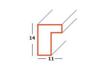 Zestaw dębowych ramek galeria Pinia 00 GF0004