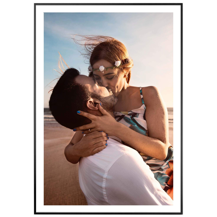 Ramka aluminiowa ROYALL 2 Czarna 70x100 cm