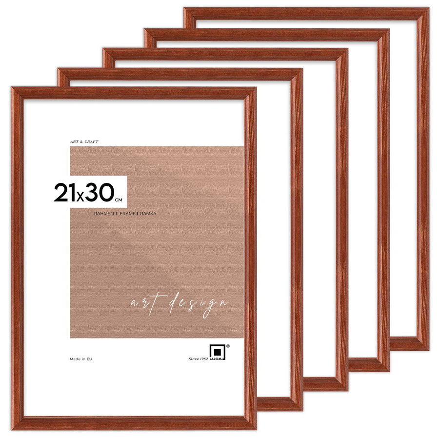 Pakiet ramek drewnianych 5 szt. DRWA 5 PAK 21x30 cm
