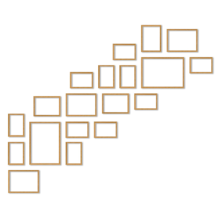 Zestaw ramek PINIA 00 GF0036 R- galeria ramek na 19 zdjęć