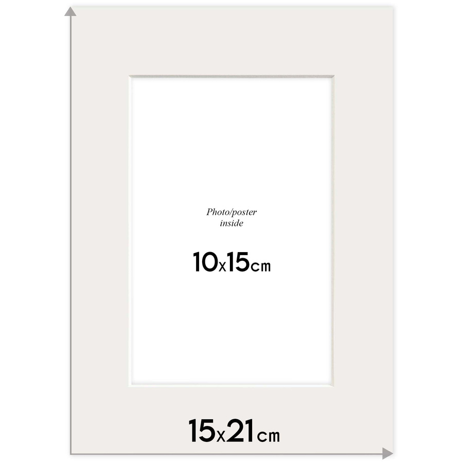 Passe partout 15x21 (10x15) CZARNE BLACK LUCA Q5801