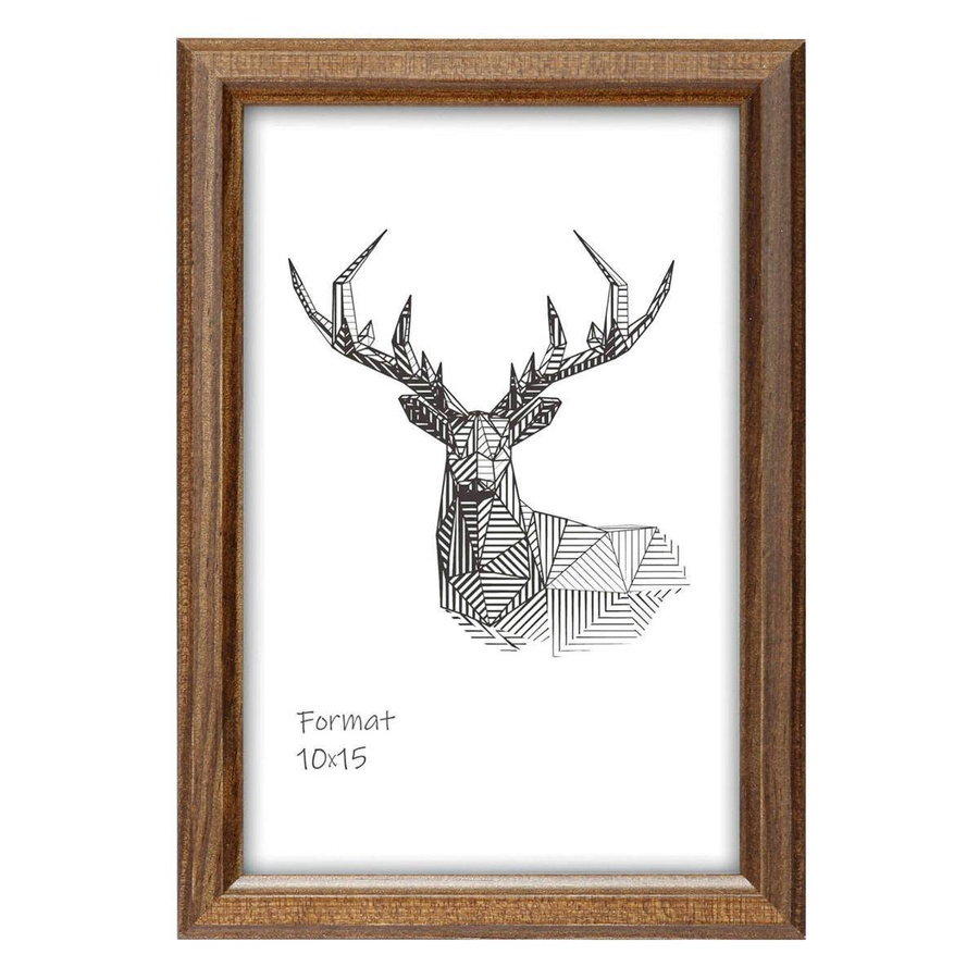 Galeria ścienna PRESTO 4 GF0004. Zestaw brązowych ramek na ścianę