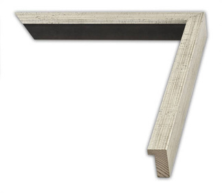 Rama do obrazów, zdjęć, plakatów oraz luster na wymiar LUCA #130. Nowoczesna wysoka, drewniana oprawa- kolor srebrny