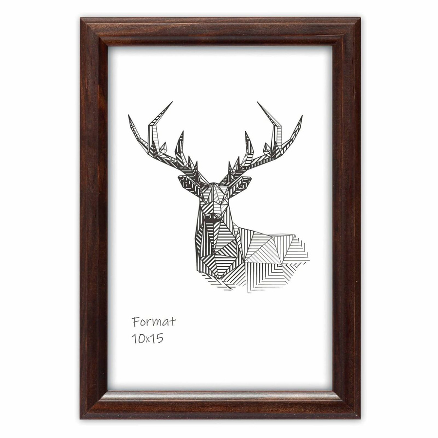 Zestaw brązowych ramek galeria 44 GF10 2x10x15 2x15x21 1x21x30 1x30x40