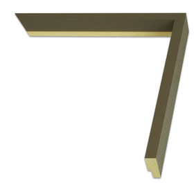 Rama do obrazów, zdięć, grafik na wymiar LUCA #2354. Nowoczesna wysoka, drewniana oprawa - panel pion, kolor brązowy