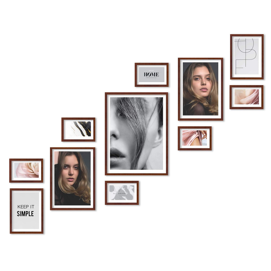 Zestaw ramek PINIA 3 GF0030 R- galeria ramek na 11 zdjęć