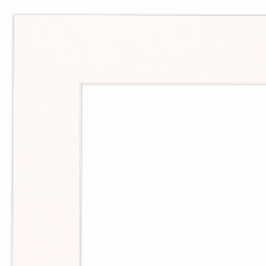 Passe partout 30x30 cm (20x20 cm) LUCA Q5102 SNOW WHITE BIAŁY