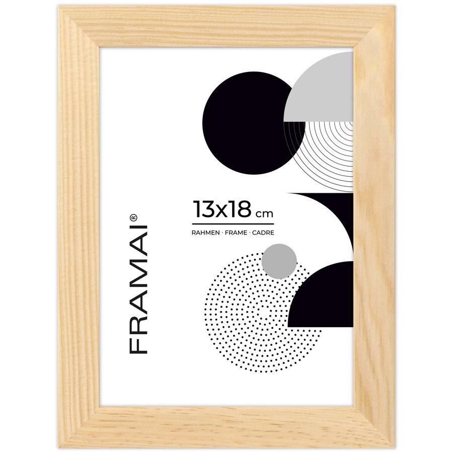 Ramka z drewna surowego na zdjęcia RAW 13x18 cm