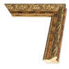 Rama do obrazów, zdjęć, plakatów oraz luster na wymiar LUCA #3033. Klasyczna oprawa - kolor złoty, ornament