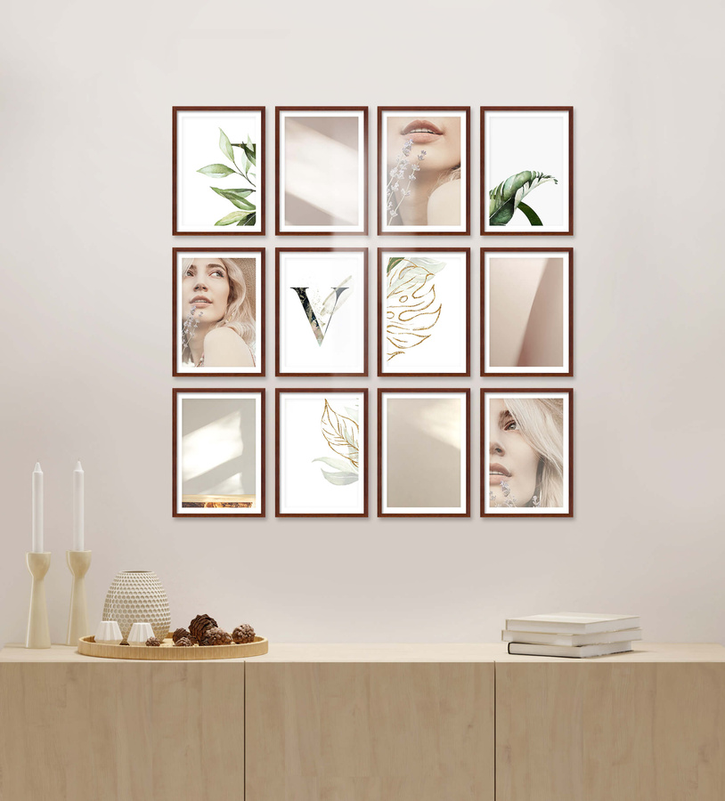 Zestaw ramek PINIA 3 GF0021 - galeria ramek na 12 zdjęć