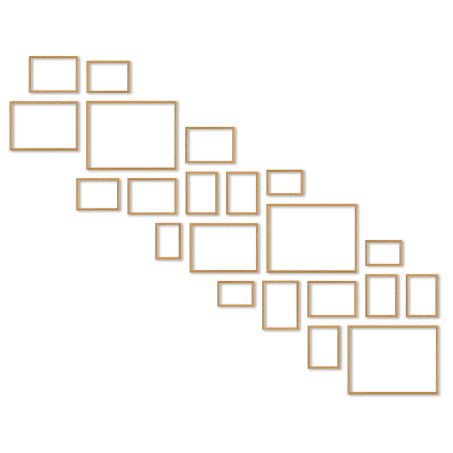 Zestaw ramek PINIA 00 GF0035 L- galeria ramek na 21 zdjęć