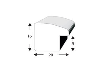 Ramka drewniana ISPANI 2003 13x18 cm