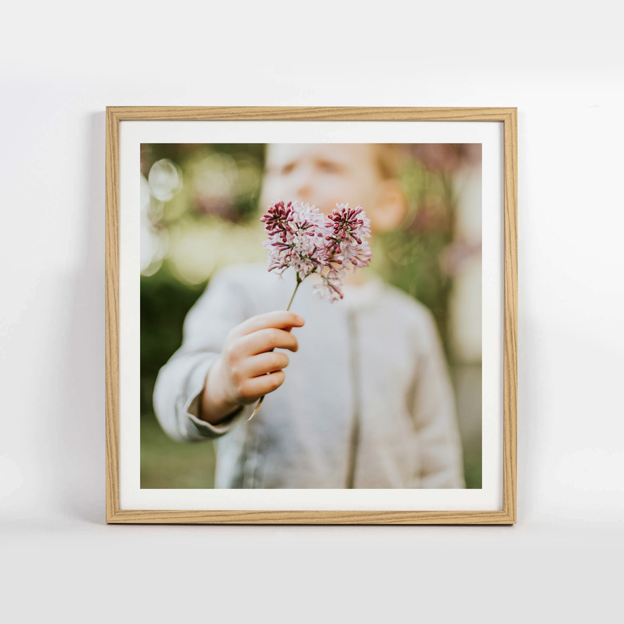 Ramka na zdjęcia w dębowym kolorze FDM 02 w rozmiarze 40x40 cm