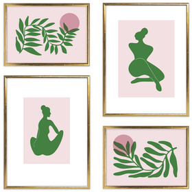 Zestaw złotych ramek galeria HIT 1 Z GF0003