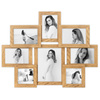 Multirama w dębowym kolorze MULTI  HEN 01 na 8 zdjęć ramka na zdjęcia