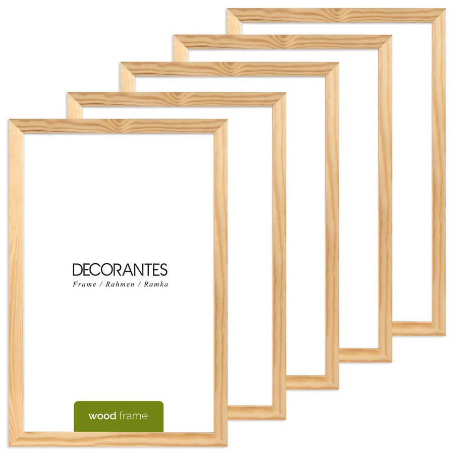 Ramka z drewna surowego na zdjęcia RAW 30x45 cm