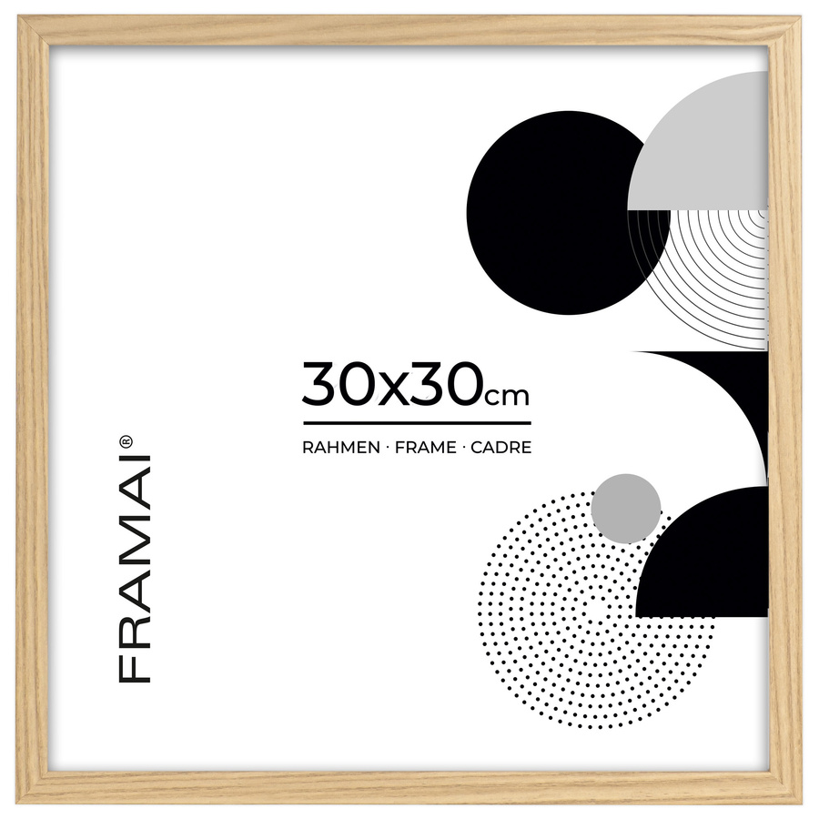 Ramka na zdjęcia w dębowym kolorze FDM 02 w rozmiarze 30x30 cm